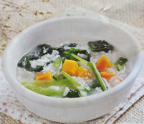 胡萝卜菠菜粥